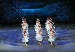 El Vals de los cisnes, El lago de los cisnes