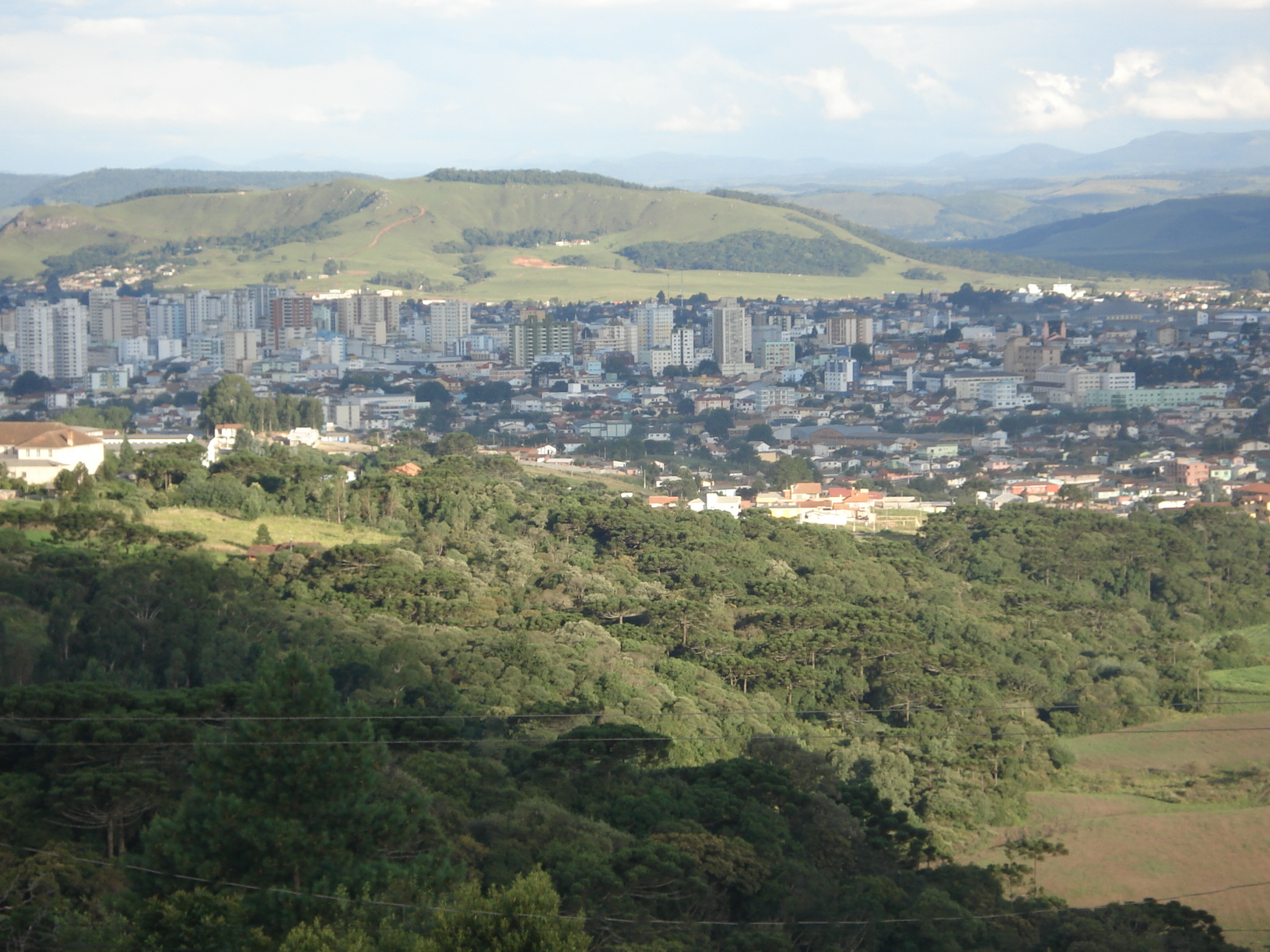 Paisaje característico de la región de Lages