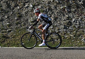 Íñigo Cuesta durante la Vuelta a España 2008