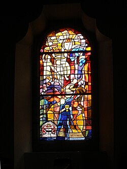 Ventana conmemorativa de Michael Morris en Spiddal, Irlanda