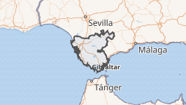 Mapa de la provincia de Cádiz