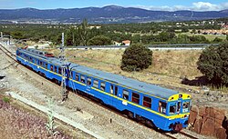 Tren turístico Río Eresma en la ruta Madrid-Segovia