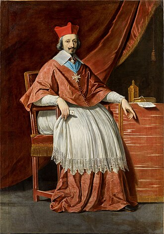 Retrato histórico del Cardenal Richelieu
