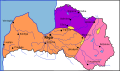 Mapa de posiciones estratégicas del 22 de junio de 1919