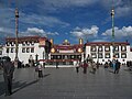 Detalle arquitectónico del Templo de Jokhang