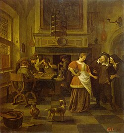 Taberna de Jan Steen en el Hermitage