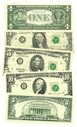 Billetes de dólar estadounidense