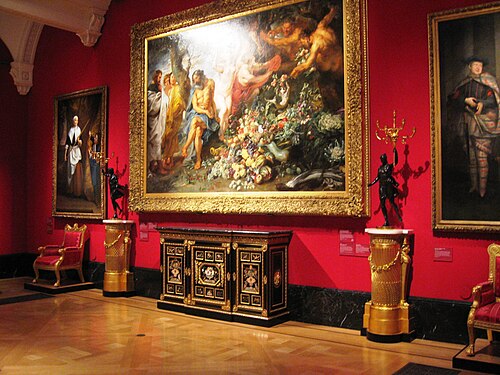 Detalle de la Queen's Gallery del Palacio de Buckingham