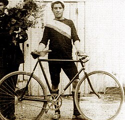 Lucien Pothier durante el Tour de Francia de 1903