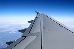 Ala de un Airbus A320