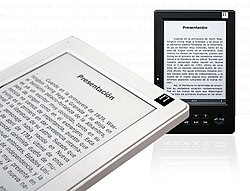 Un lector de libros electrónicos