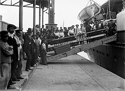 Inmigrantes europeos llegando a Argentina