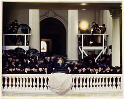 Inauguración presidencial de Franklin D. Roosevelt en 1933.