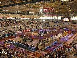 Cartel o imagen histórica del Trial Indoor Internacional de Barcelona