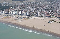 Vista de la playa de Necochea