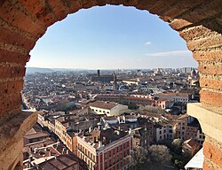 Vista del casco antiguo de Toulouse
