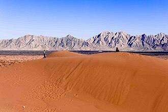 Paisaje del desierto de Sonora en la sierra del Pinacate