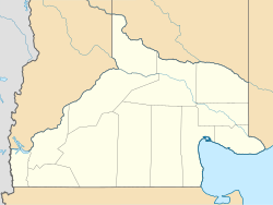 Mapa de ubicación de El Bolsón en la Provincia de Río Negro