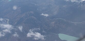 Vista panorámica del Lago Leones