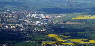 Vista general del Aeropuerto de Londres-Luton