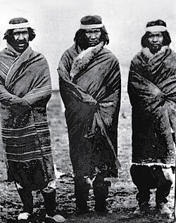 Caciques tehuelches en la provincia de Santa Cruz