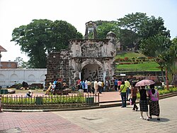 Puerta de la fortaleza de Malaca