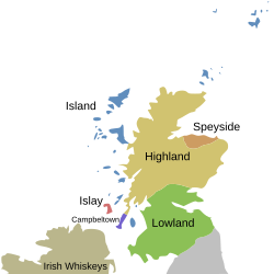 Regiones del whisky escocés