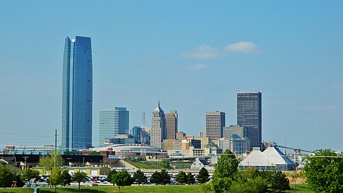 Skyline de Oklahoma City en 2012