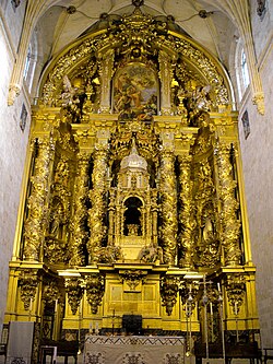 Retablo churrigueresco del Convento de San Esteban de Salamanca
