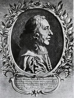 Retrato de Marcello Malpighi en un grabado del siglo XVII