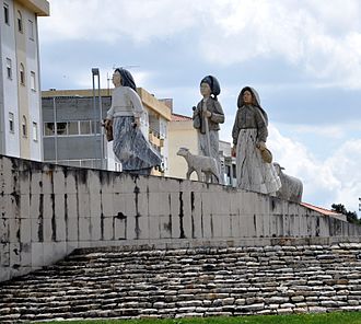 Monumento dedicado a los Pastorcitos de Fátima