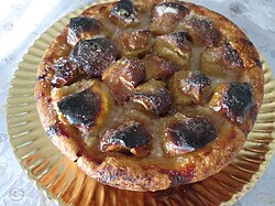 Coca de manzana tradicional en España