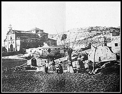 La plaza en el año 1895