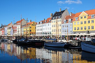 Vista general del canal de Nyhavn