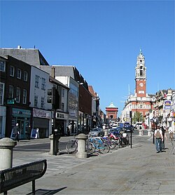 Vista general representativa de la zona de Colchester
