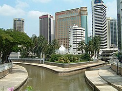 Confluencia de los ríos Klang y Gombak