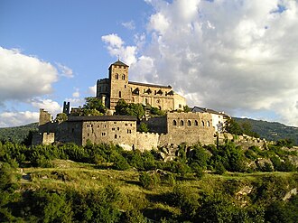 Vista general de la Basílica de Valère en Sion