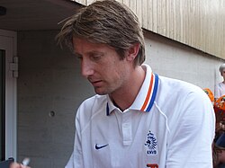 Edwin van der Sar con la selección de los Países Bajos en el Mundial 2006