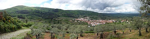 Vista panorámica de San Martín de Trevejo