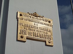 Placa de bronce pulida