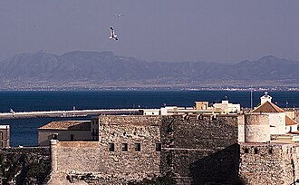 Vista de la parte histórica de Melilla