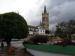 Paisaje montañoso y rural de Turmequé