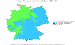 Mapa climático de Alemania