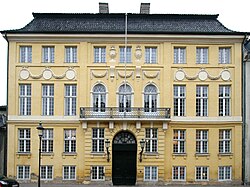 El palacio Amarillo en Copenhague, lugar de nacimiento de Jorge I