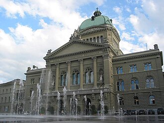 Fachada del Palacio Federal de Berna