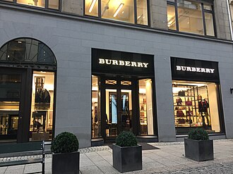 Logo y representación visual de la marca Burberry