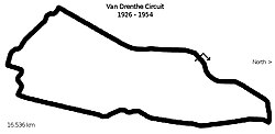 Trazado histórico del circuito entre 1926 y 1954