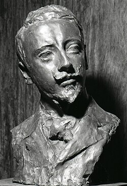 Busto de Paolo Troubetzkoy en el Vittoriale degli italiani