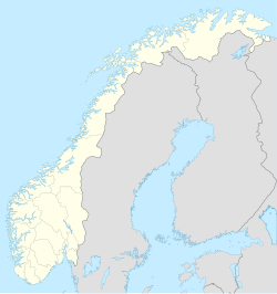 Mapa de ubicación de Kristiansand