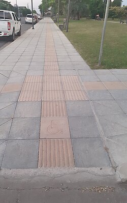 Aceras inclusivas en un entorno urbano